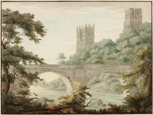 Durham Kathedraal, rond 1800-1810 door Cecilia Priscilla Cooke