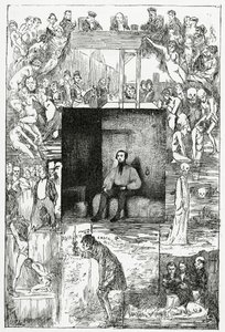 De Laatste Dag van de Gevangene, 19e Eeuw door Celestin Francois Nanteuil