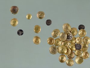 Munten gevonden in Mardorf, Duitsland (goud & zilver)