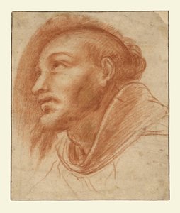 Studie van een Franciscaner monnik (mogelijk Sint Franciscus) door Cerano (Giovanni Battista Crespi)
