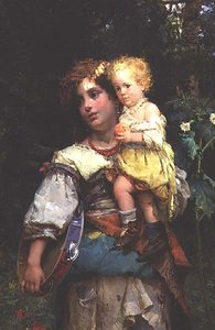 Vrouw en kind