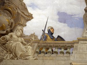Umberto Biancamano (detail) door Cesare Mariani