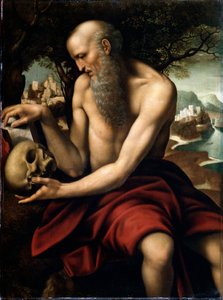 Sint Hiëronymus, late 15e of vroege 16e eeuw door Cesare da Sesto