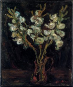 Blauwe gladiolen door Chaim Soutine