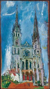 Kathedraal van Chartres, 1933 door Chaim Soutine