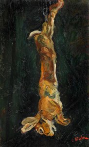 Hangende Haas, ca. 1923 door Chaim Soutine