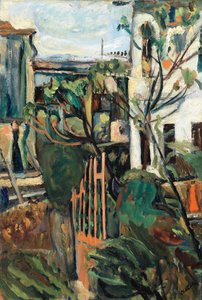 Huis nabij Parijs Maison aux environs de Paris, 1918 door Chaim Soutine
