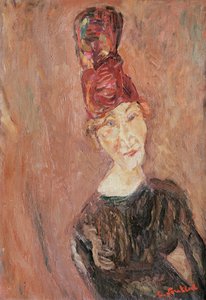 Vrouw met een Hoed, 1926 door Chaim Soutine