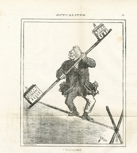 Illustratie van Cham (1819-1879) in Le Charivari door Amédée de Noé