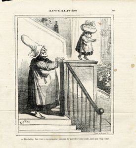 Illustratie van Cham (1819-1879) in Le Charivari door Amédée de Noé