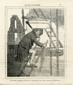 Illustratie van Cham (1819-1879) in Le Charivari door Amédée de Noé