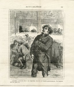 Illustratie van Cham (1819-1879) in Le Charivari