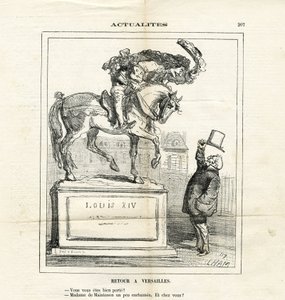 Illustratie van Cham (1819-1879) in Le Charivari door Amédée de Noé