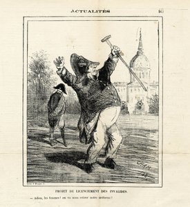 Illustratie van Cham (1819-1879) in Le Charivari