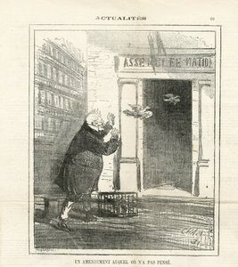 Illustratie van Cham (1819-1879) in Le Charivari door Amédée de Noé
