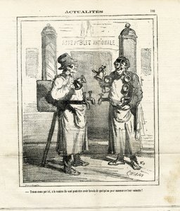 Illustratie van Cham (1819-1879) in Le Charivari door Amédée de Noé