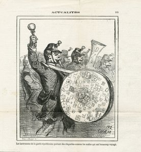 Illustratie van Cham in Le Charivari