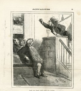 Illustratie van Cham in Le Charivari