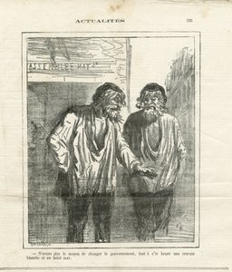 Illustratie van Cham in Le Charivari door Amédée de Noé