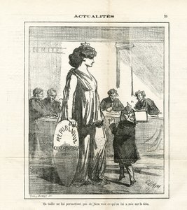 Illustratie van Cham (1819-1879) in Le Charivari