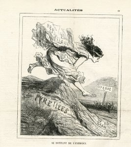 Illustratie van Cham (1819-1879) in Le Charivari