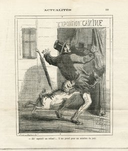 Illustratie van Cham (1819-1879) in Le Charivari door Amédée de Noé