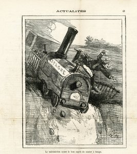 Illustratie van Cham (1819-1879) in The Charivari door Amédée de Noé