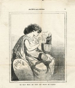 Illustratie van Cham (1819-1879) in Le Charivari door Amédée de Noé