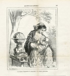 Illustratie van Cham in The Charivari
