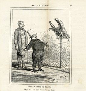 Illustratie van Cham in The Charivari door Amédée de Noé