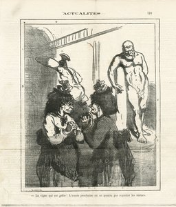 Illustratie van Cham in The Charivari door Amédée de Noé