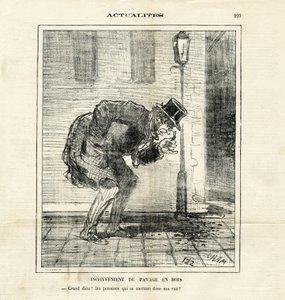 Illustratie van Cham (1819-1879) in Le Charivari door Amédée de Noé