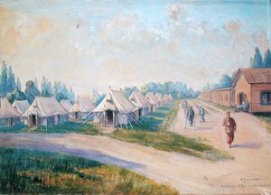 Het Herstelkwartier van het Canadese Militaire Ziekenhuis in St. Cloud