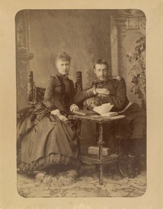 Grootvorst Konstantin Konstantinovitsj van Rusland en Grootvorstin Elizaveta Mavrikievna van Rusland