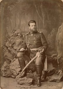 Portret van grootvorst Vladimir Aleksandrovitsj van Rusland door Charles Bergamasco