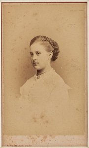 Olga Konstantinovna van Rusland - Portret van Groothertogin Olga Konstantinovna van Rusland (1851-1926)