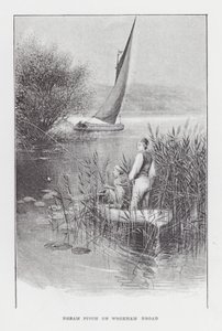 Vissen: Brasemstek op Wroxham Broad door Charles (after) Whymper