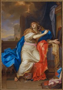 Sainte Madeleine repentante renonce a toutes les vanites de la vie - Heilige Maria Magdalena doet afstand van alle geneugten van het leven ...