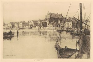 Dordrecht (Oude Magazijn) door Charles A. Platt