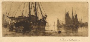 Vissersboten door Charles A. Platt