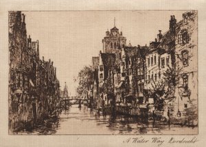 Een Waterweg, Dordrecht, 1885