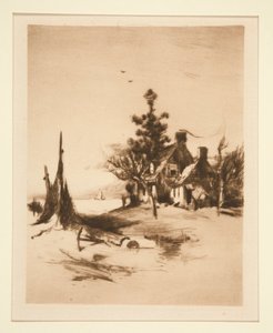 De visser door Charles A. Vanderhoof