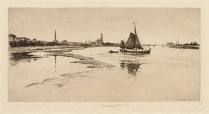 Arnhem aan de Rijn door Charles Adams Platt