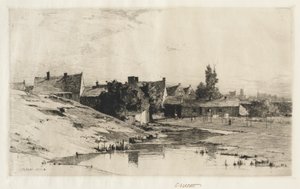 Oude Huizen bij Brugge