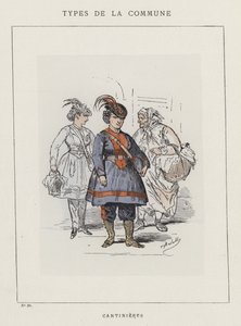 Cantinieres door Charles Albert d Arnoux Bertall