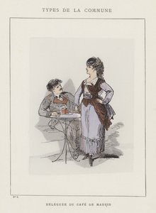 Afgevaardigde van Café de Madrid door Charles Albert d Arnoux Bertall