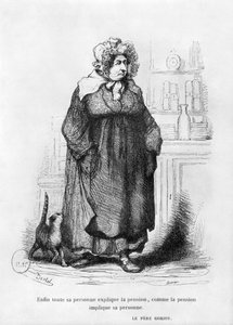 Madame Vauquer, illustratie uit 
