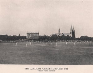 Het Adelaide Cricket Ground, Derde Testwedstrijd tussen Australië en Engeland, 1912
