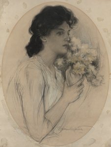 Meisje met Bloemen