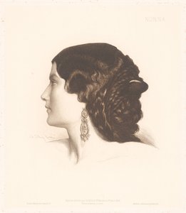 Portret van een Italiaanse vrouw